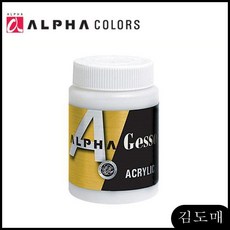 KDM 알파 젯소 프리머 물감보호제 알파잿소 아크릴보호제 250ml 알파아크릴
