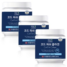 뉴로하스 노르웨이 코드 피쉬콜라겐, 3개, 150g