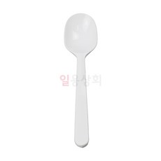 [ILYONG] 일회용 스푼 CI 146mm 완전 개별포장 낱개포장 500개 백색 빙수 아이스크림, 1개