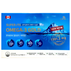슈퍼 알티지 오메가-3 골드(1301mg x 90캡슐 x 2), 2개, 180캡슐