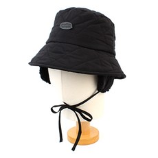 [유니버셜케미스트리] Quilting Black Earflap Bucket Hat 귀달이모자 - 유니버셜케미스트리귀달이모자