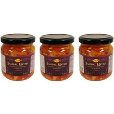 루넬 삼발마타(레몽라스 및 살로츠를 사용한 칠리 소스) 6.7oz(3팩), 1