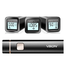 VSON 신형 형광물질 측정기 검출기 형광증백제 검출기, 블랙, 1개