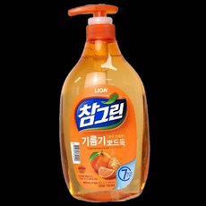 기름기뽀드득 제주 천혜향 펌프 1kg 참그린 주방세제 93000EA