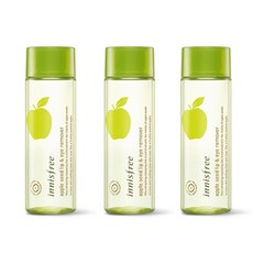 이니스프리 애플 씨드 립앤아이 리무버, 100ml, 3개