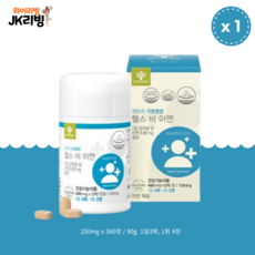 [JK리빙] 헬스비아연 - 아연과 비타민B 컴플렉스 면역 기능 개선 supplement 종합 미네랄 영양제 활력, 1개, 129.6g