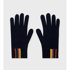 Paul Smith Merino Wool Artist Stripe Gloves M1A-410AL-M394-47-0 Navy