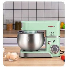홈베이킹 미니 반죽기 미니반죽기 제빵 믹서 거품기 전동, 상세 페이지 참고, 5L 그린 (1200W 스테인리스-아이스백), 1개
