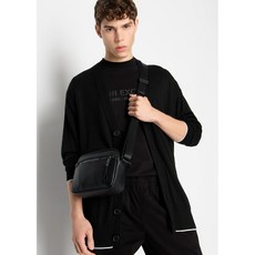 ARMANI EXCHANGE Logo tape crossbody bag 952582-3F876 Black