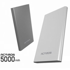 헤라클라쓰 5000 mAh 엑티몬 메탈 C타입 보조배터리(13177) 휴대용충전기, 다크그레이
