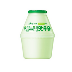 빙그레 단지우유 메로나우유, 240ml, 15개