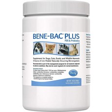PetAg 비니백 파우더 454g PetAg Bene-Bac Plus Pet Powder with FOS and Probiotics - Recommended, 기본, 기본