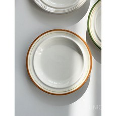 세라믹 스프볼 플레이팅 접시 인스타감성 도자기 그릇, 커피 플레이팅 6인치, 1개