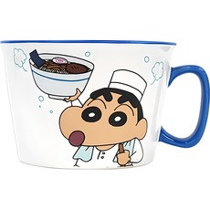 Shinchan 蠟筆小新 陶瓷把手泡麵碗, 混合顏色, 1個