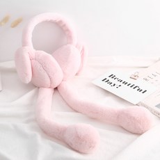 토끼 귀마개 귀 겨울 어린이의 귀여운 따뜻하게 움직이는 귀마개-15887
