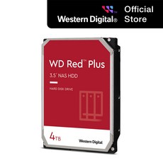 WD RED Plus 4TB NAS HDD WD40EFPX 하드디스크, WD Red Plus 4TB WD40EFPX - wdred4tb