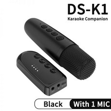 DSK1 기존 Bluetooth 5.3 무선 다이나믹 마이크 동반자 가라오케 KTV 믹싱 시스템 AUX DSP 증폭기 유선 스피커/자동차 키트/컴퓨터/TV용 3.5mm 호스트 HI, 없음
