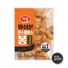 하림 위쉬본핫스파이스봉 1kg 10봉, 10개