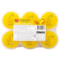 쿨마켓 르네 망고맛 푸딩 120g 6컵 1개, 본상품선택