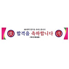 기업 회사 대학 입시 합격 현수막 500x90cm 플랜카드 제작 배너 문의 등록 시안 출력 주문, 500cmX90cm, hgycp-01