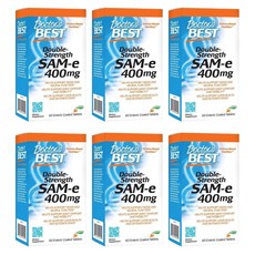 Doctor's Best 닥터스베스트 샘-e 샘이 S-아데노실메티오닌 400mg, 6개, 60정