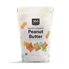 365 by Whole Foods Market Peanut Butter Pretzel Nuggets Whole Foods Market의 365 땅콩 버터 프레즐 너겟 18온