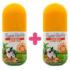 뿌리는 선밀크 1+1/휘핑클렌저 시원보송/저자극 어린이 선크림/온가족 순한 선 크림, 선밀크 1+1