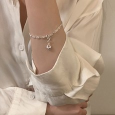 유니온 s925 행운 비즈 실버 팔찌