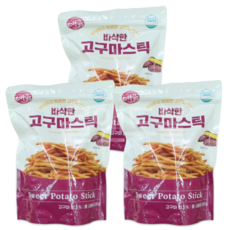 매홍 바삭한 고구마스틱 (L퍼플), 3개, 300g