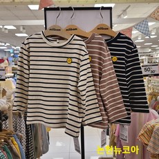 [밀리밤]-논현점@@빠른배송** 밀리 스트라이프 소매빵티셔츠 MLLA2380A