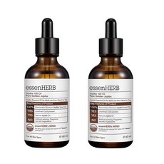 에센허브 호호바 100 오일, 60ml, 2개