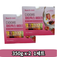뉴트리디데이 다이어트 파티믹스 쉐이크 7종 x 2p 세트, 350g, 6개