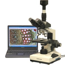 실험실 클리닉 수의학 현미경 AmScope 용품 40X 2000X 실험실 클리닉 10MP 카메라가 장착 된 수의학 삼안경 현미경|veterinary microscope|trin, 단일, 1개, CHINA