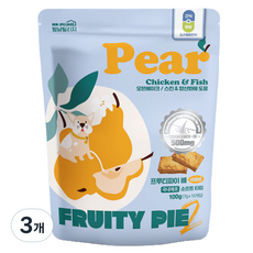 멍냥빌리지 강아지 프루티파이 영양 쿠키, 100g, 3개, 배