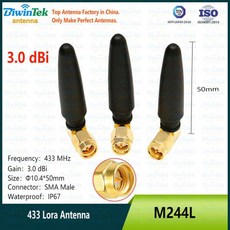 433MHz Lora 안테나 인터폰 라디오 리피터 터미널 차량 원격 제어 315 408 수신기 자석 screw3m SMA