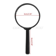 돋보기 60mm 핸드 헬드 5X 돋보기 루페 독서 유리 렌즈
