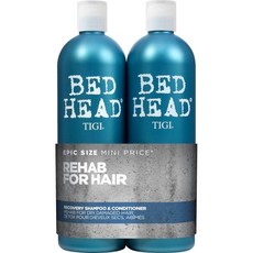티지 베드 헤드 어반 손상모 전용 샴푸 컨디셔너 세트 750ml 대용량 염색 손상 퇴색 연장 드라이 헤어 케어, 화이트스모크, 1개