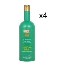 HAYASHI HINOKI Line 히노키 샴푸 1000ml 4팩, 4개