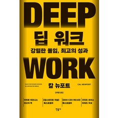 딥 워크(DEEP WORK)-강렬한 몰입 최고의 성과