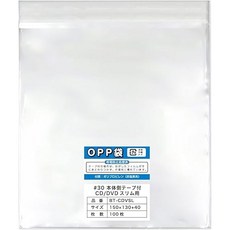 OPP bag workup [CD/DVD 슬림용] OPP봉투 본체측 밀착 테이프 포함 국산 [100장], 상품명참조, 1개