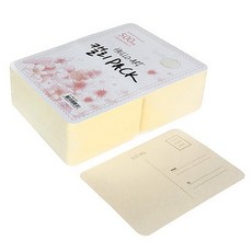 종이문화 헬로우아트캘리팩 스므스 우편엽서, 33 cream, 1000개