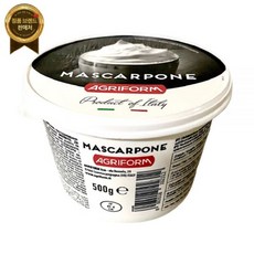 [AGRIFORM]아그리폼 마스카포네 치즈 500g [원산지:이탈리아]
