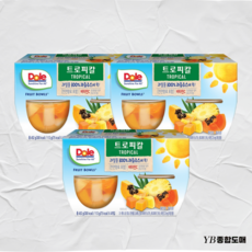 Dole 후룻볼 트로피칼 과일 통조림, 113g, 1개