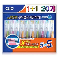 1+1 크리오 인터덴탈 칫솔 초극세모 10입, 1개 (1+1)