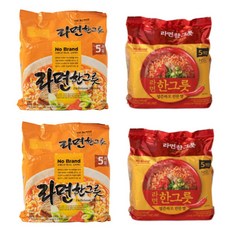 노브랜드 라면한그릇 순한보통맛10개 얼...