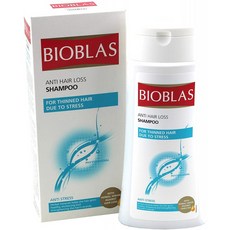 [독일직배송] 바이오 블라스 샴푸 피부과 테스트 남성과 여성을위한 탈모 샴푸 400ml (안티 스트레스), 1