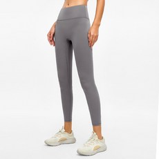 Alo Yoga 알로 요가 얇은 하이웨스트 조거 9부 팬츠 누드 스킨 피트니스 팬츠