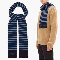 프라다 19F/W 리브드 스트라이프 머플러 UMS327 NOC F0G6N
