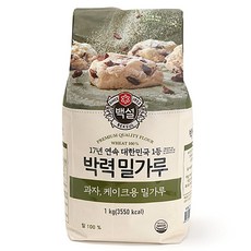 쿠키베베 백설 박력분 1kg, 1개