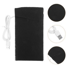 파충류 탱크용 전기 난방 패드 USB 가열 담요 안개 애완 동물 온도 제어 제품, Black, 1개